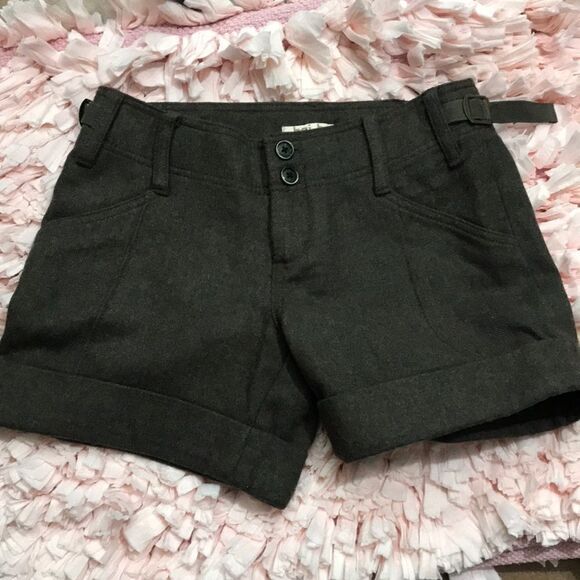 Anthropologie wool blend cuff shorts - Picture 1 of 5